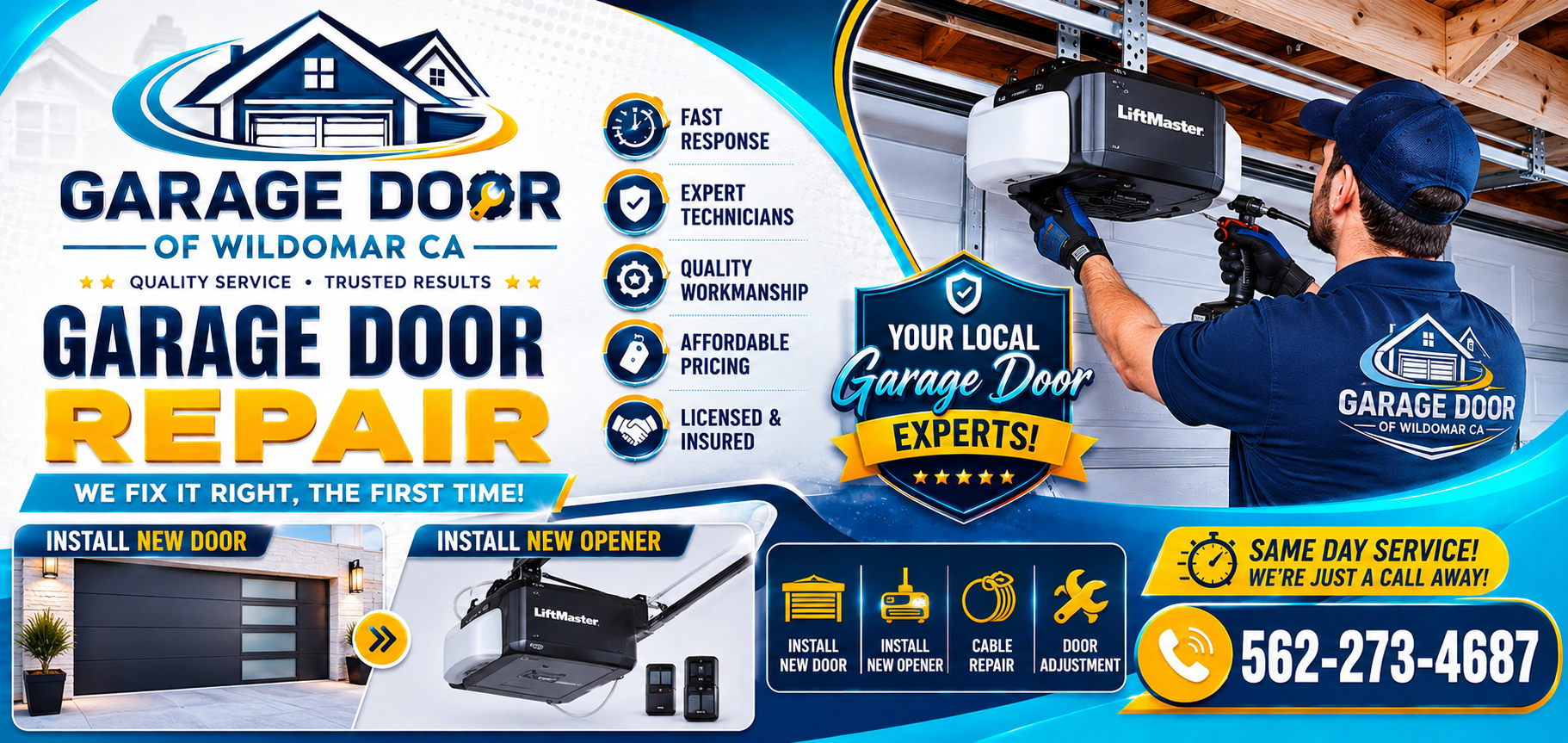 Garage Door of Wildomar CA
