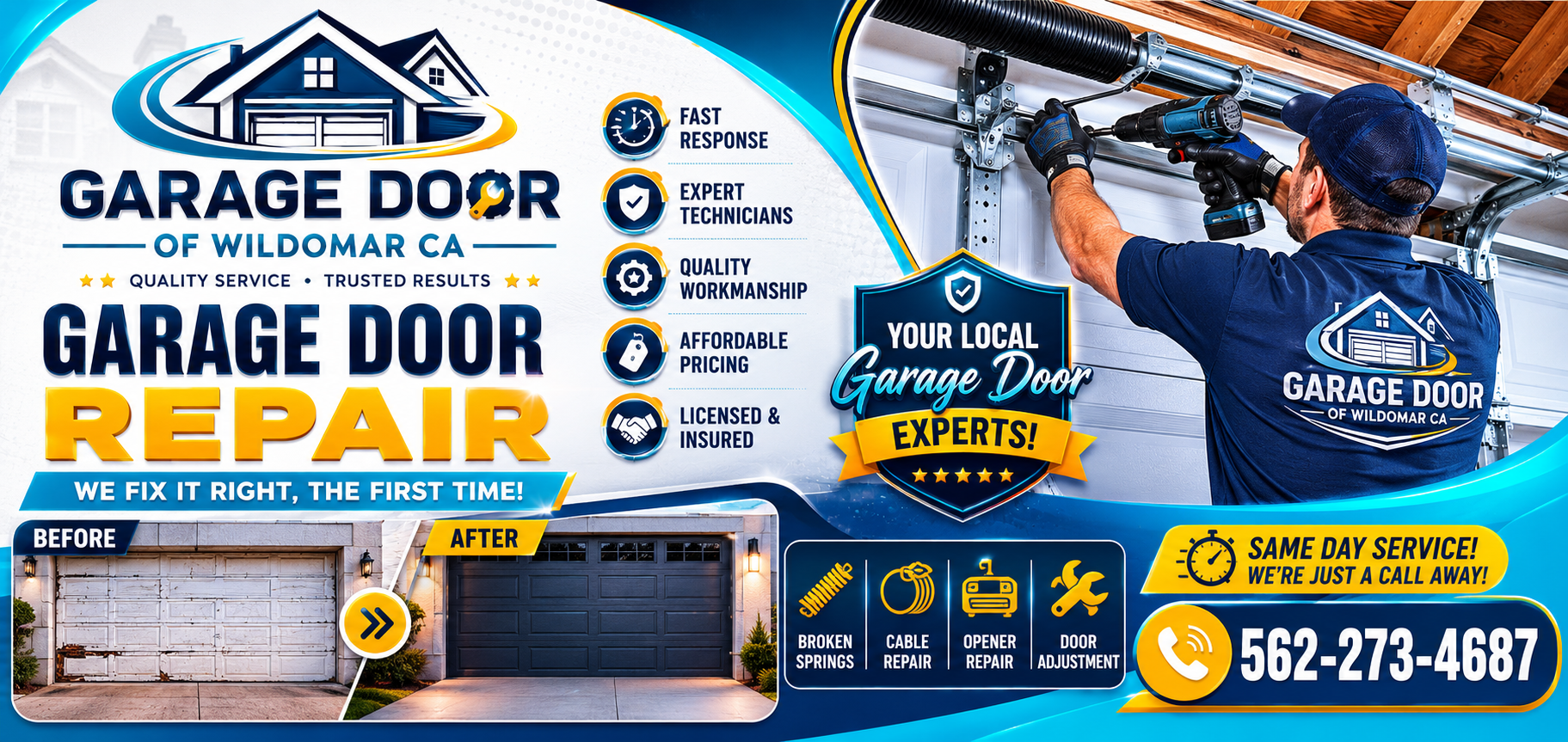 Garage Door of Wildomar CA